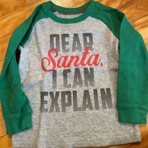 Carter’s toddler boy Christmas thermal size 24 months Brand new